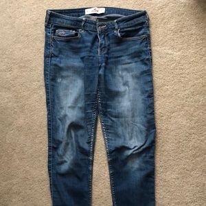 Hollister Medium-wash Low rise Jeans